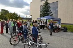 Alytiškiai važiavo dviračiais, ėjo šiaurietiškai ir mankštinosi gatvėje