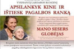 Apsilankyk kine ir ištiesk pagalbos ranką
