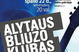 Garsų galerijos vakare Alytuje - Giedrė Kilčiauskienė su  „The Blues Band“
