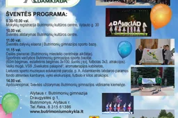 Birželio 1 dieną Butrimonyse – nemokama šventė „Adamkiada“
