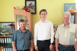 Alytuje viešėjo naujasis Lietuvos aeroklubo prezidentas M. Sinkevičius