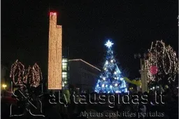 Alytaus kalėdų eglės žiburius įžiebsime gruodžio 9-ąją