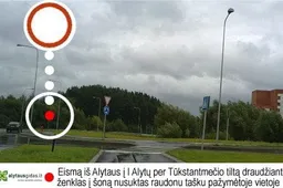 Vairuotojai savavališkai atidarė dvipusį eismą naujuoju tiltu (NUOTRAUKOS)