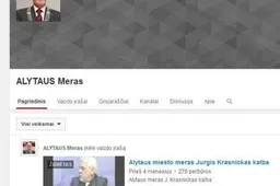 Youtube tinkle įsikūręs „Alytaus meras“ sudomino Alytaus miesto merą J. Krasnicką (VIDEO)