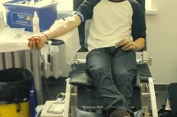 Alytaus studentai noriai tapo kraujo donorais