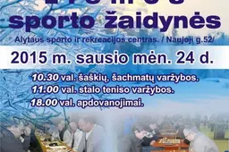 „Žalgirio“ žiemos sporto žaidynėse – šaškės, šachmatai ir stalo tenisas (ATNAUJINTA)