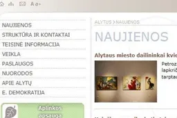 Atnaujinta miesto savivaldybės svetainė: Alytus.lt