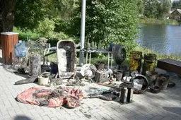 Iš Ančios ežero dugno - 3 tonos šiukšlių