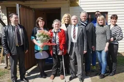 Prezidentė ir meras pasveikino aštuonis vaikus užauginusią Alytaus rajono gyventoją