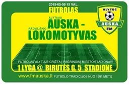 Futbolas pagrindiniame Alytaus miesto stadione - po daugiau nei pusės metų pertraukos