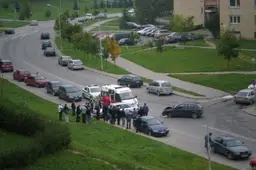 Avarija prie Likiškėlių mikrorajono „Norfos“