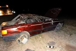 Girto vairuojama „Audi“ Alytaus rajone nulėkė nuo kelio – sužaloti trys keleiviai
