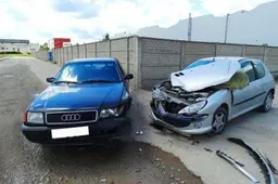 Neblaiviam vairuotojui už priešpriešomis atvažiuojantį automobilį svarbesnės pasirodė gatvės duobės