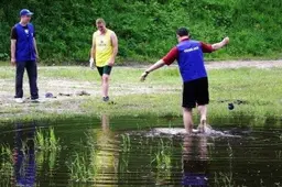 Nacionaliniai Lietuvos sporto ypatumai: kūjo metimo čempionatas... į balą - Alytuje (VIDEO)