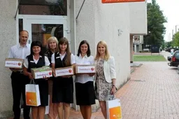Bankininkai alytiškius parėmė ir knygomis