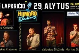 „Domino“ klubo skonis - „Palermo“ bare - su „Humoro klubu“