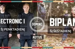 Savaitgalį „Domino” klube Alytuje - SEL hito „Lyja” autoriai „Electronic I” ir metų popgrupė „Biplan”