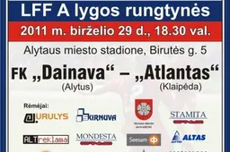 LFF A lyga: „Ekranas“ - „Dainava“ 1:0