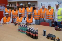 Kolegijos užsienio studentai aplankė „Coca-Cola HBC Lietuva“ gamyklą Pirmame Alytuje