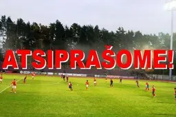 FK „Dainava“ direktorius T. Drąsutavičius: „Atsiprašome sirgalių, visos futbolo bendruomenės“ (VIDEO)