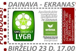 Dėl U-19 darbų „Dainava“ su „Banga“ liepos 6-ąją rungtyniaus ne Alytuje. Artimiausias susitikimas namie - su „Ekranu“