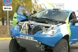 Dakaro ralio automobilį pamatė ir alytiškiai (TV REPORTAŽAS)