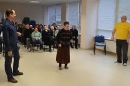 Dienos centro lankytojai varžėsi su sportinio sveikatingumo klubo atstovais