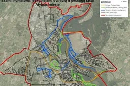 Dviračių ir pėsčiųjų takų tinklas Alytuje turėtų pailgėti dukart
