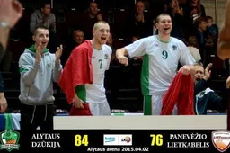 „Dzūkijos“ žaidimas išsiderino, tačiau pergalės prieš „Lietkabelį“  tai nekainavo