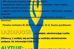 Alytiškiai gali prisidėti prie paramos Ukrainai!