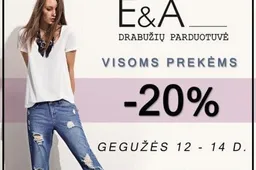 Išskirtinės „E&A" pavasario nuolaidos