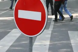 Stabdomas eismas Fortų gatvėje