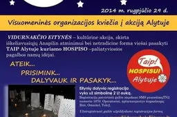Vidurnakčio eitynių ir paramos koncerto metu bus ribojamas eismas