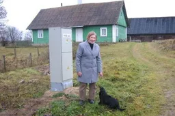 Nuo 1917 metais statyto vienkiemio iki linijos – 600 metrų. Čia niekada nebuvo elektros...