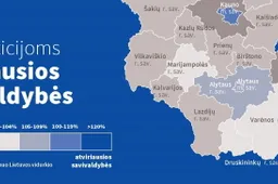 Tarp ES investicijoms atviriausių savivaldybių pateko Alytaus miestas ir rajonas