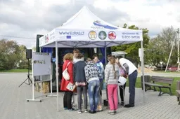 Į Alytaus rajoną atvykstantis eurobusas apie eurą informuos ir žaidimų forma