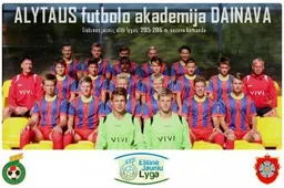 Alytaus atstovė Lietuvos jaunių elito lygoje - futbolo akademija „Dainava“