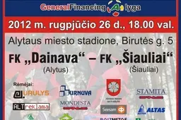 „Dainavos“ vasaros finišas Alytuje - su „Ekranu“ ir „Šiauliais“
