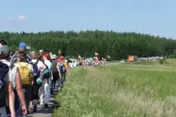 Per Dzūkiją keliavo tūkstantinė žygeivių minia