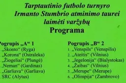 Tarptautinio festivalio dėmesys – iš Alytaus kilusiai futbolo legendai