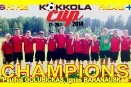 Alytiškiai, dalyvavę tarptautinėje futbolo komandoje, finale įveikė brazilus ir tapo turnyro čempionais