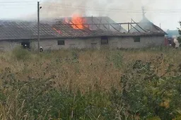 Alytaus rajone degė karstų dirbtuvės ir grūdų sandėlis (VIDEO. NUOTRAUKOS)