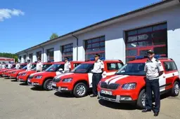 Alytaus apskrities ugniagesiai gavo specialųjį automobilį „Škoda“