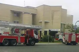 Gaisrinės lėkė prie Alytaus darbo biržos