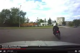 Alytuje - įspūdingos motociklininkų gaudynės (VIDEO)