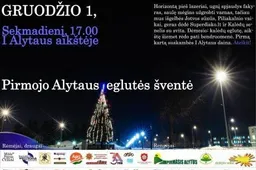 Eglės žiburiai Dzūkijos sostinėje pirmiausiai įsižiebs Pirmajame Alytuje (VIDEO. AUDIO)