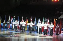 Europos čempionato atidarymo ceremonijoje - keli šimtai žiūrovų (VIDEO)