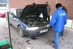 Akcijos metu buvo tikrinamas automobilių pasiruošimas žiemos sezonui
