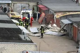 Sprogimas sugriovė tris garažus (atnaujinta) (FOTO)