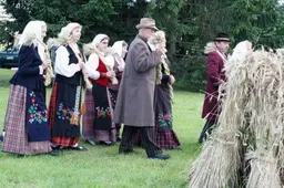Iškilminga javapjūtės pradžia – Balkūnuose, pas Valūną